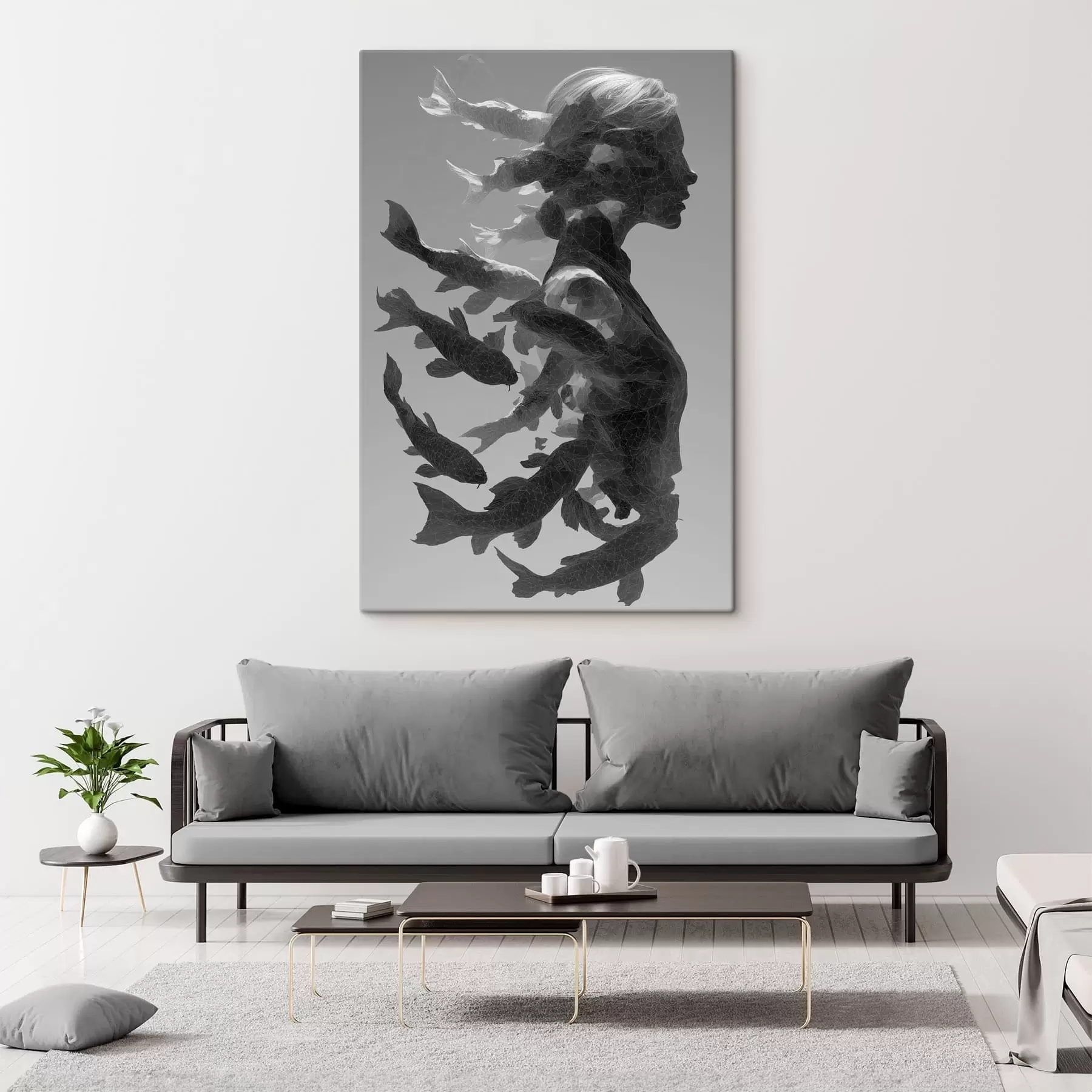 Tableau Koi à l'intérieur s49329