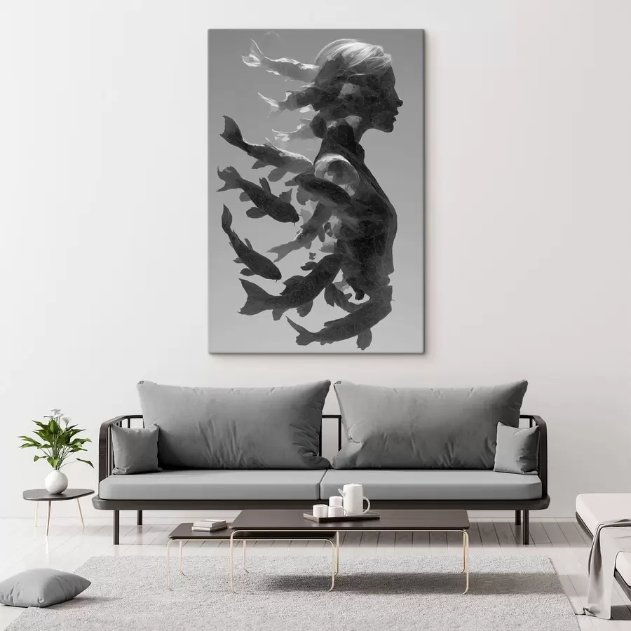 Tableau Koi à l'intérieur s49329