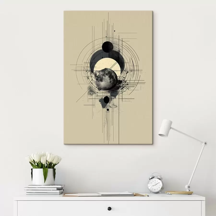 Tableau Géométrie lunaire s49332