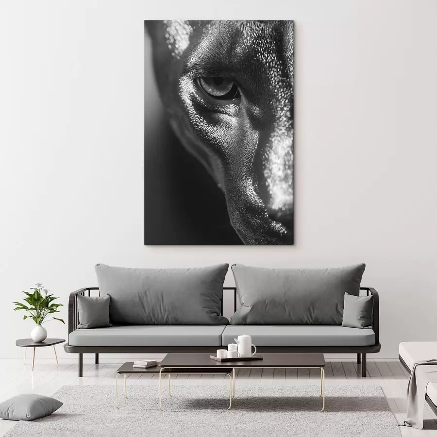 Tableau Regard argenté s49334