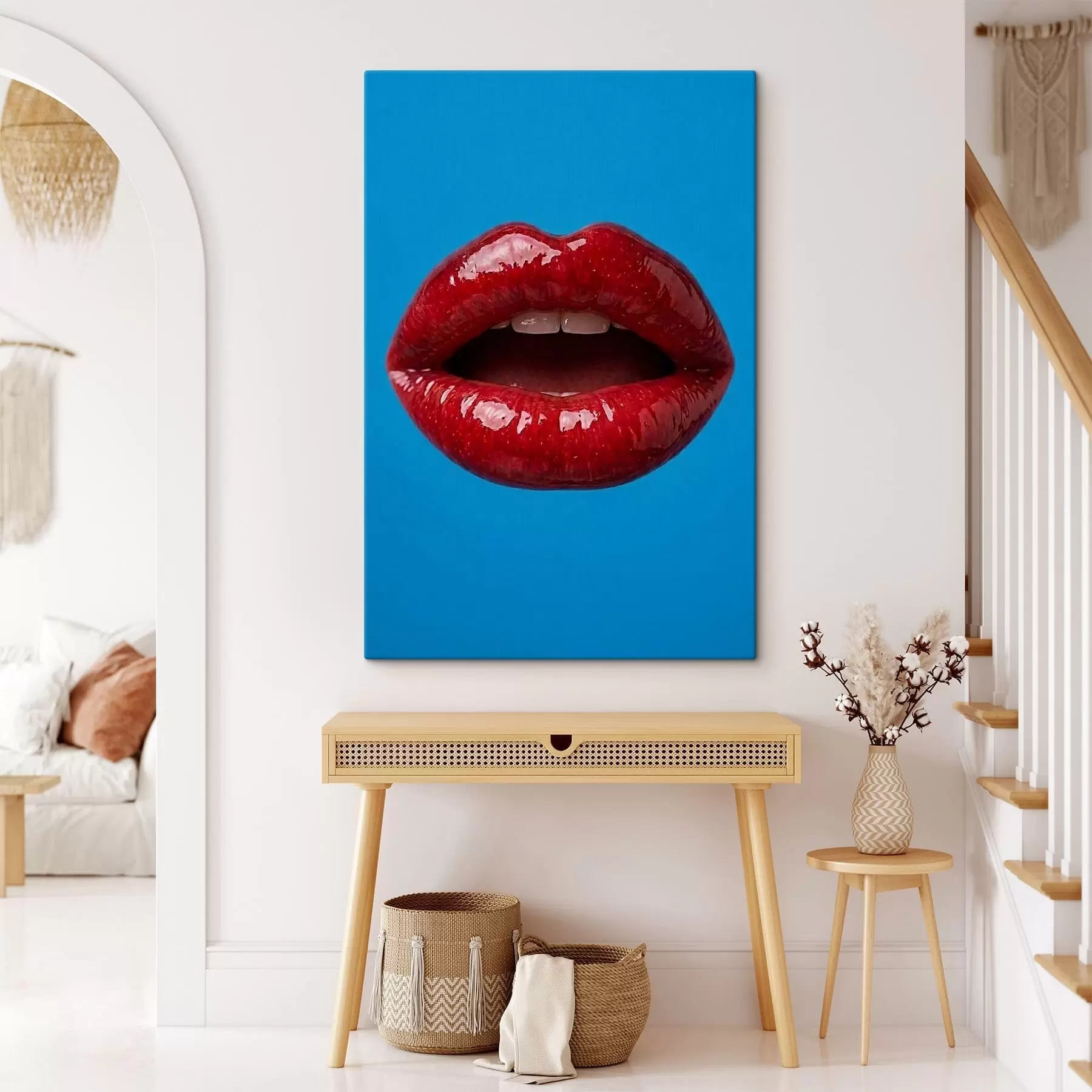 Tableau Rouge éclatant s49338