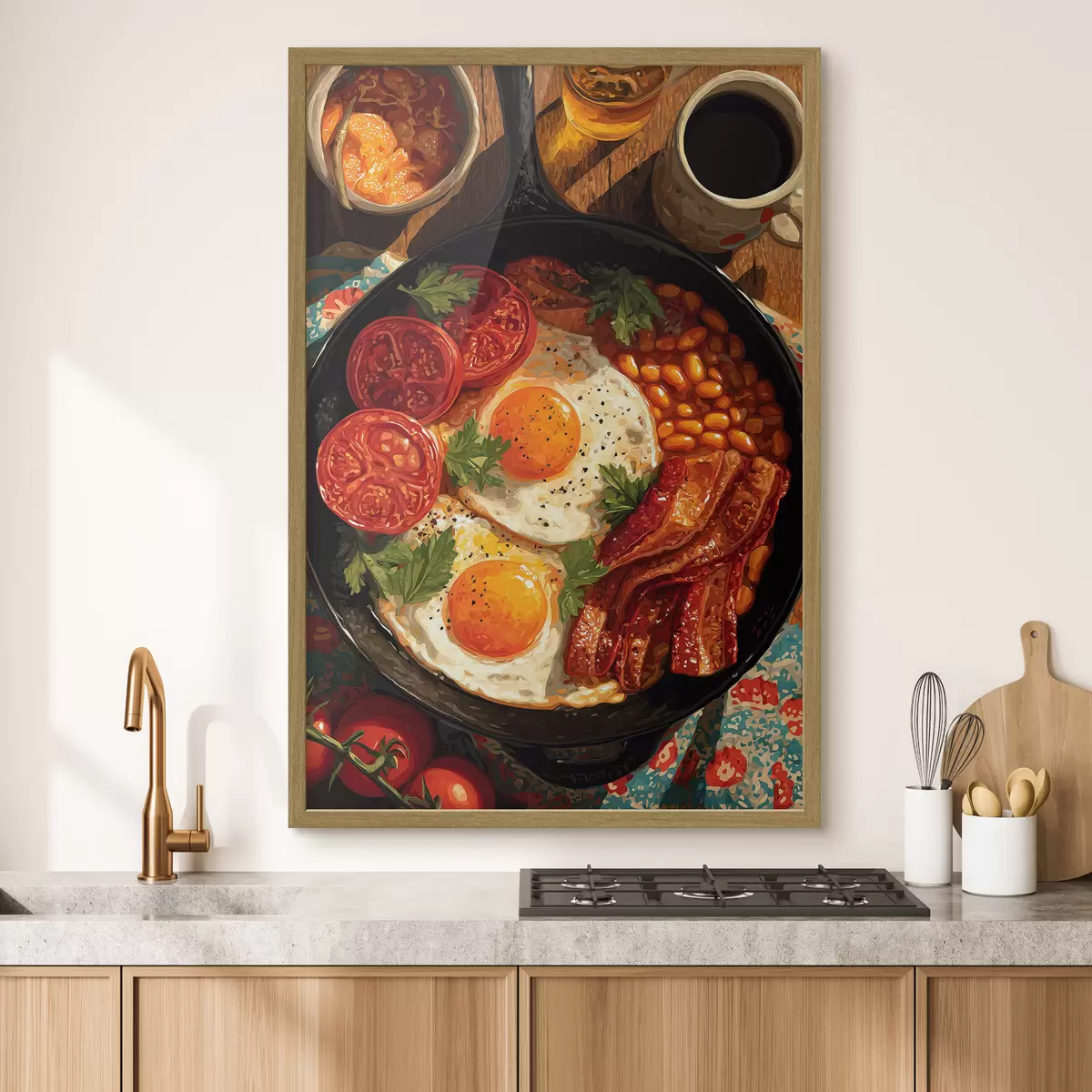 Poster Poêlée du petit-déjeuner f49308