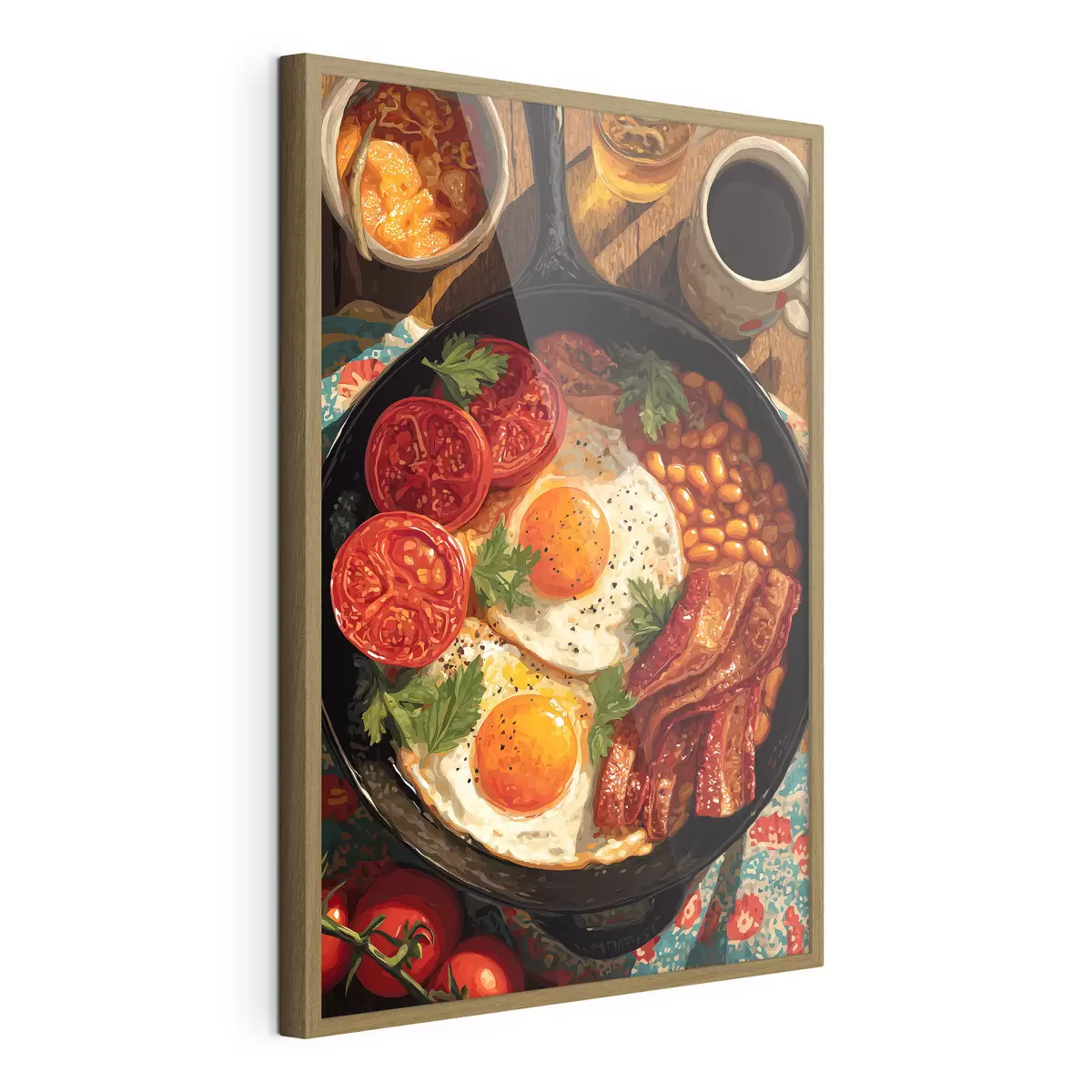 Poster Poêlée du petit-déjeuner f49308