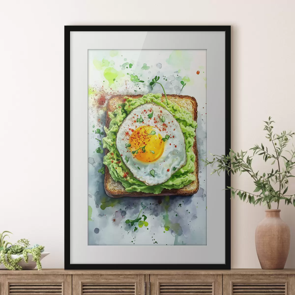 Poster Toast aux œufs f49309