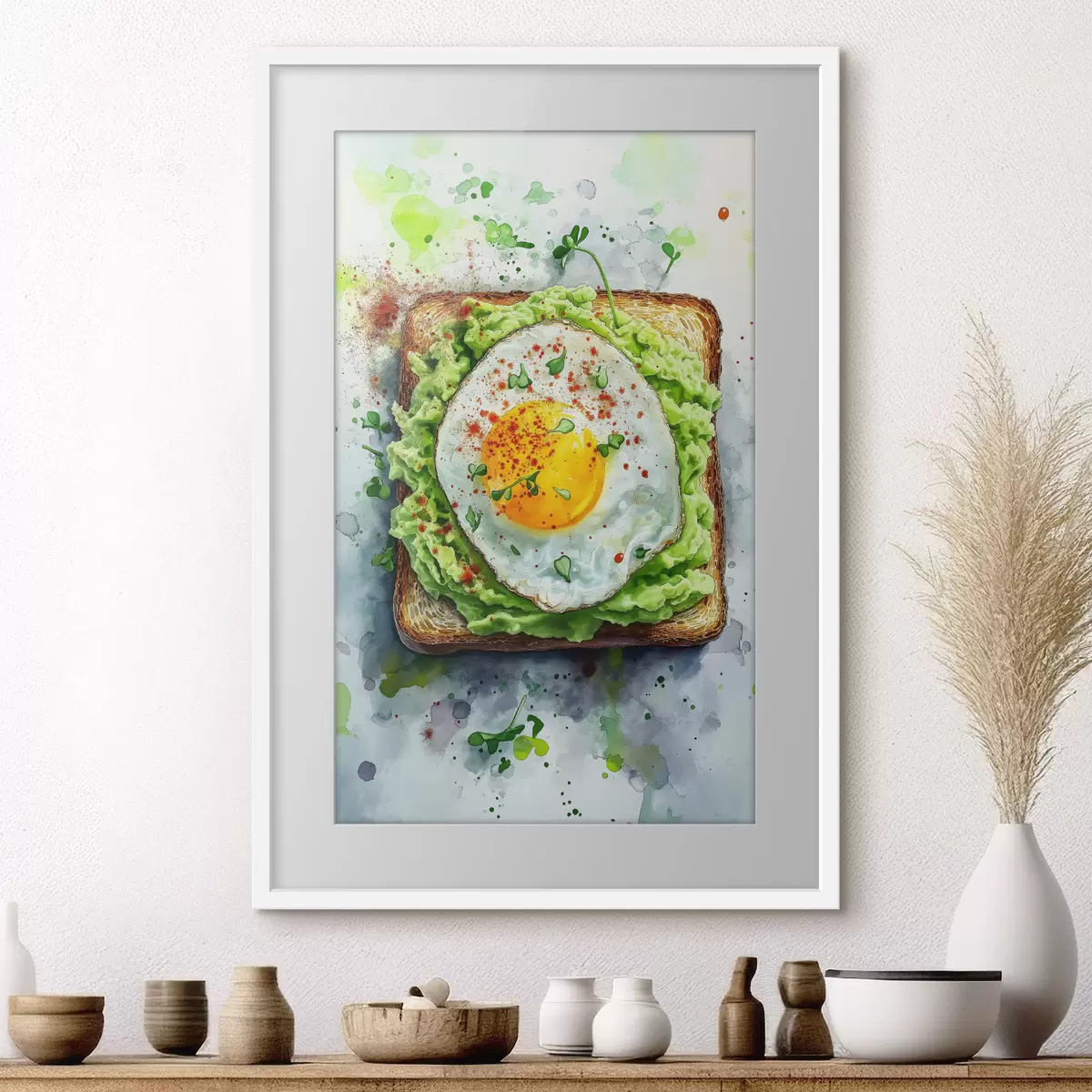 Poster Toast aux œufs f49309