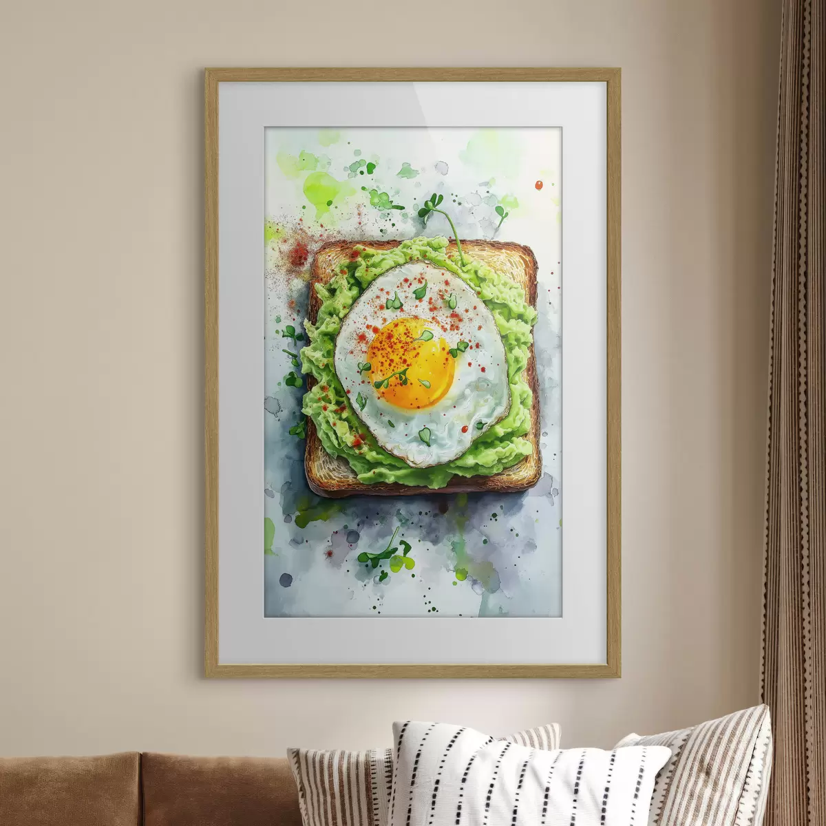 Poster Toast aux œufs f49309