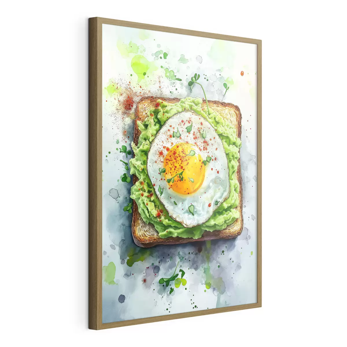 Poster Toast aux œufs f49309
