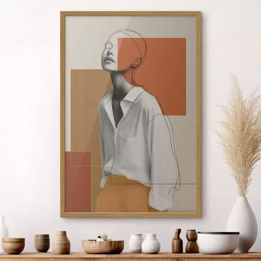 Papier peint Pose minimaliste f49319