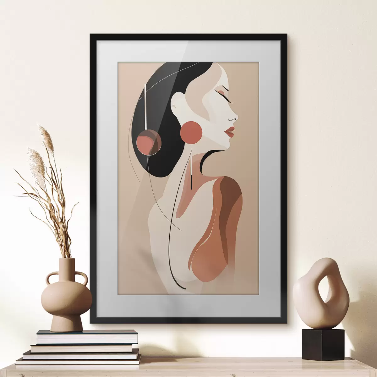 Poster Muse en terre cuite f49324