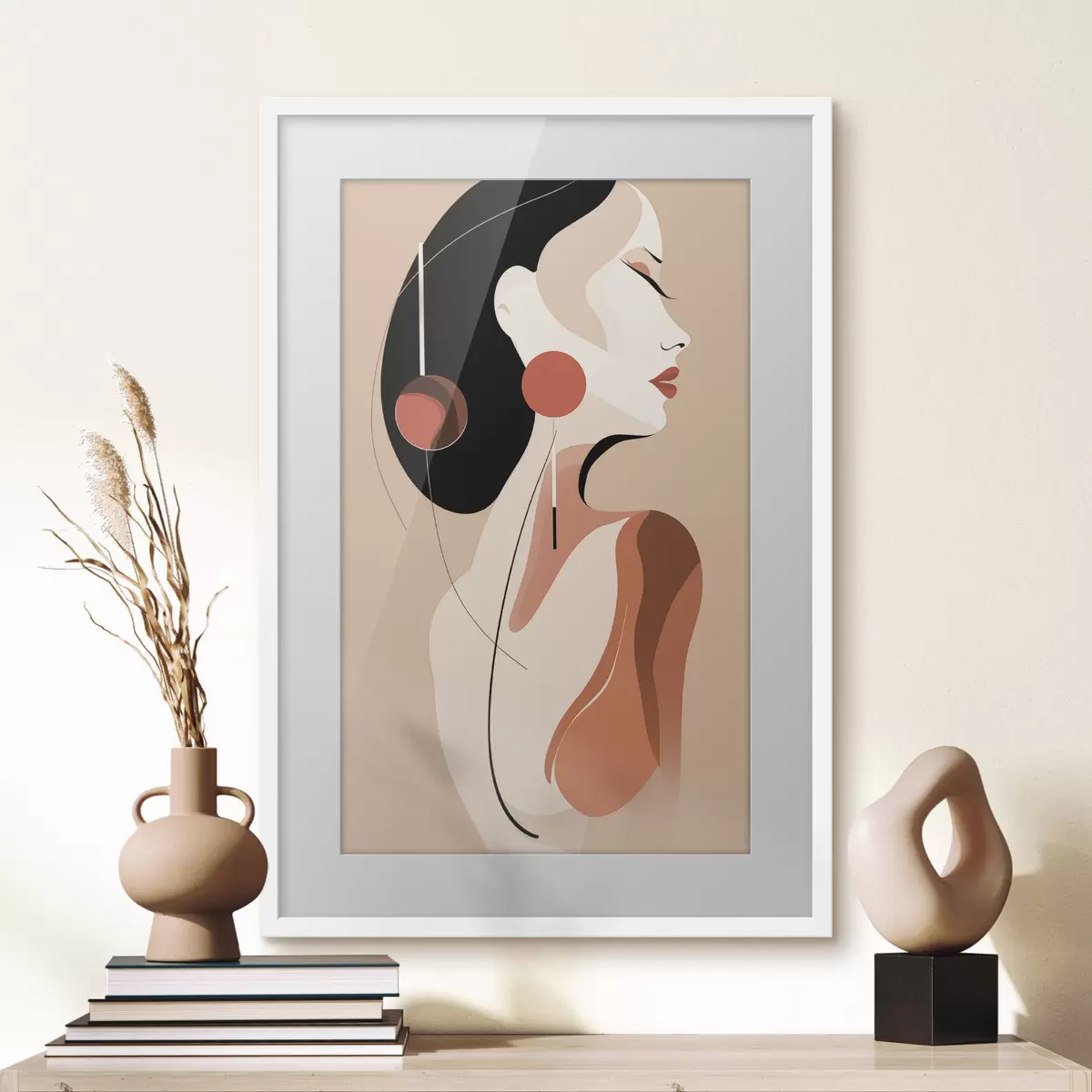 Poster Muse en terre cuite f49324
