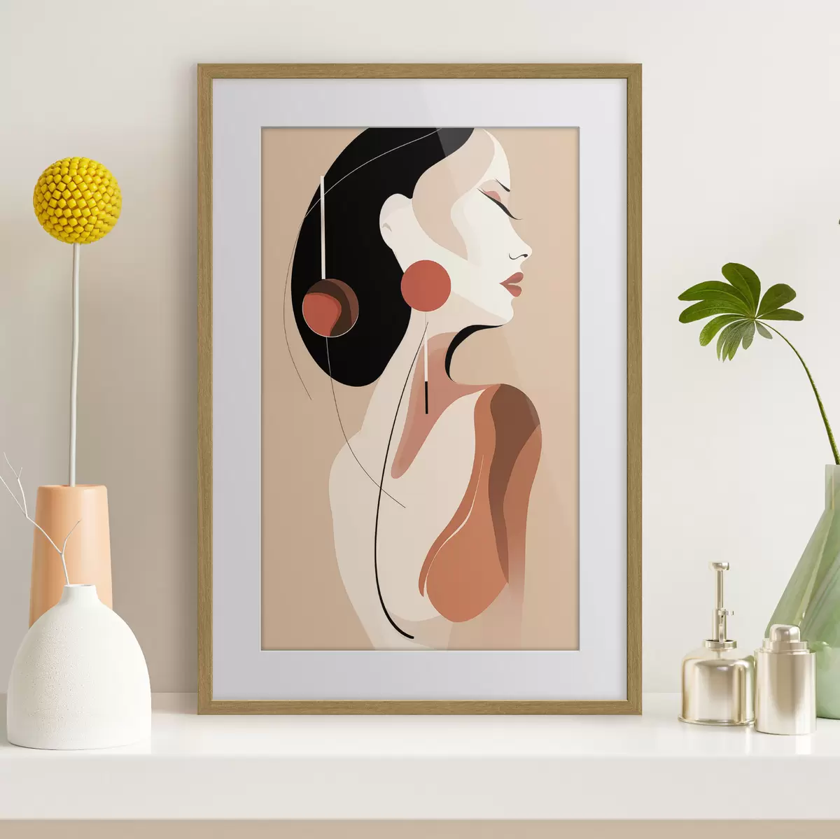 Poster Muse en terre cuite f49324