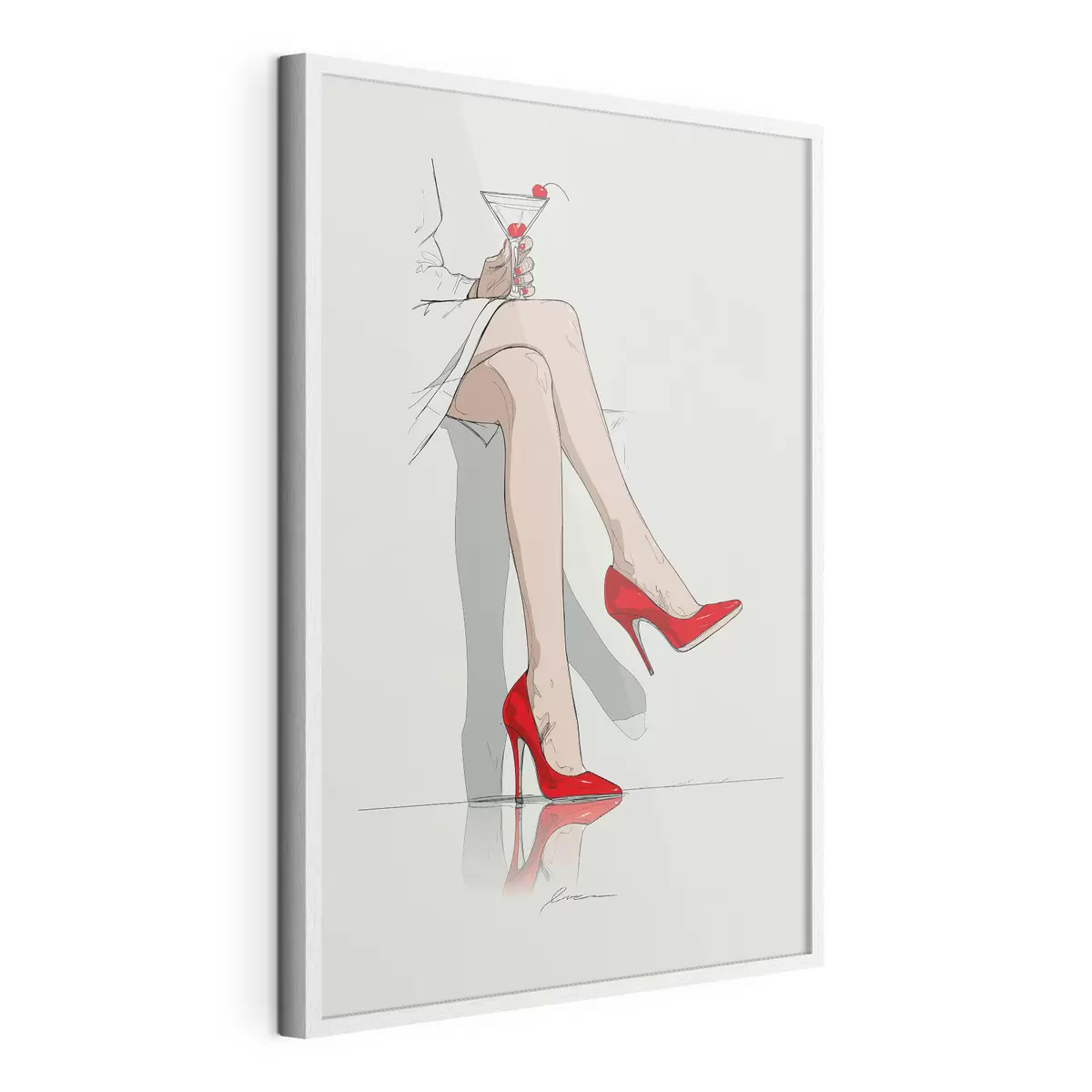 Poster Talons rouges et martini f49325
