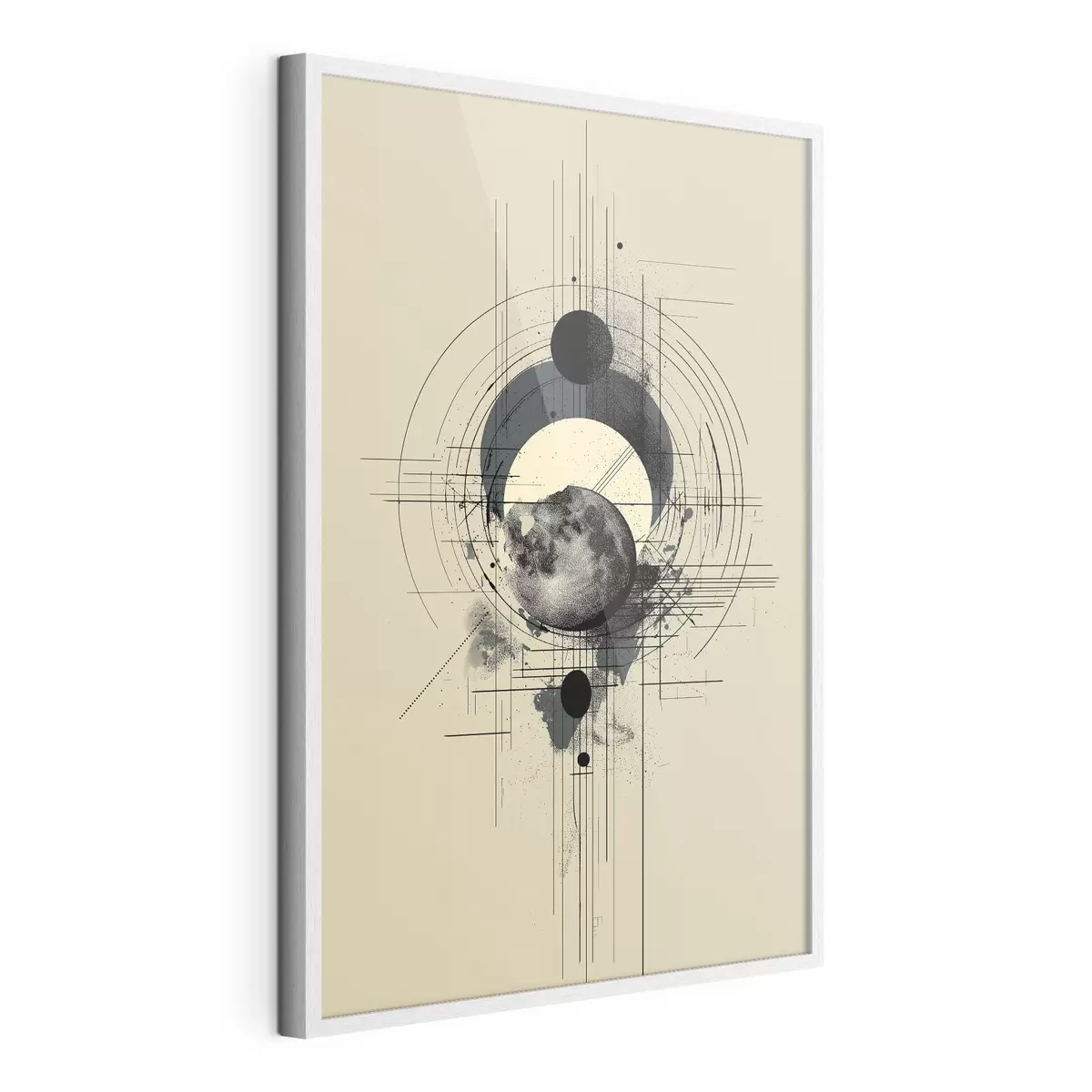 Poster Géométrie lunaire f49332