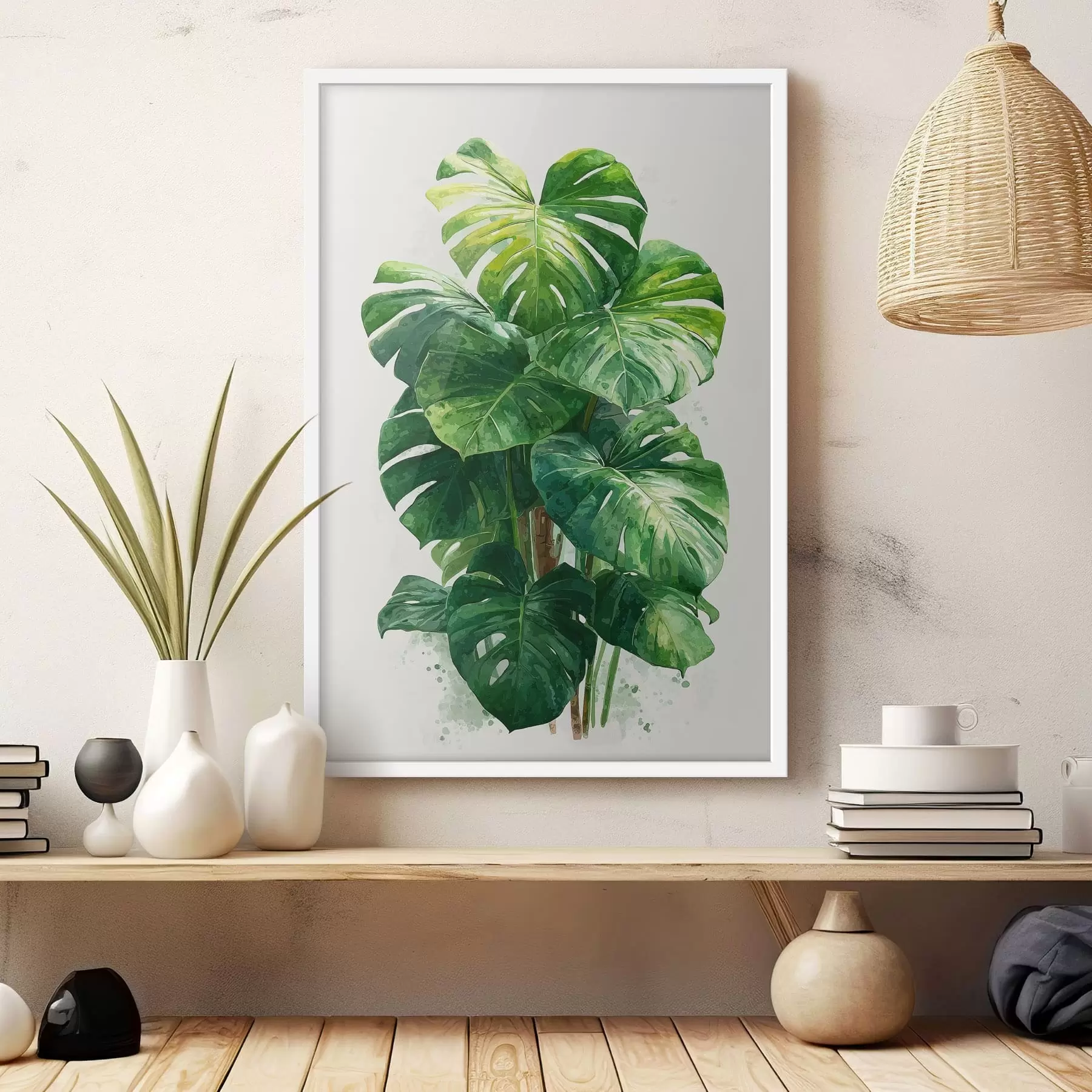 Papier peint Lumière pour Monstera f49336