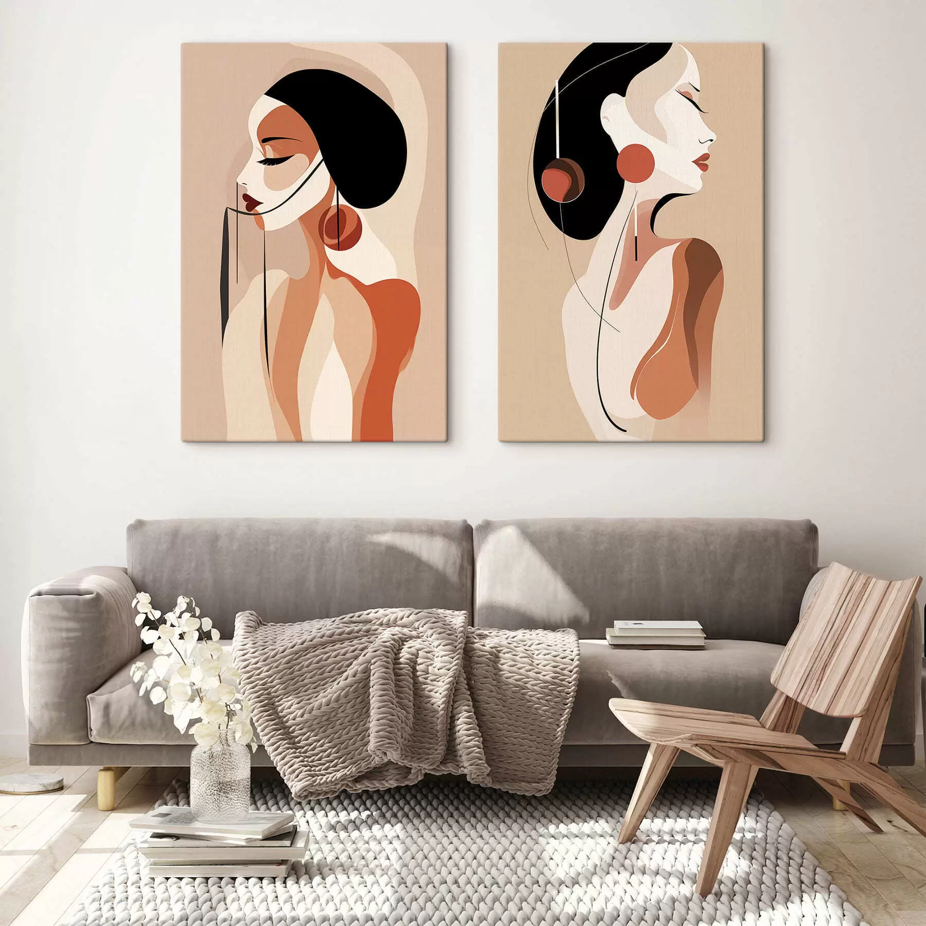Tableau Des silhouettes élégantes m30509