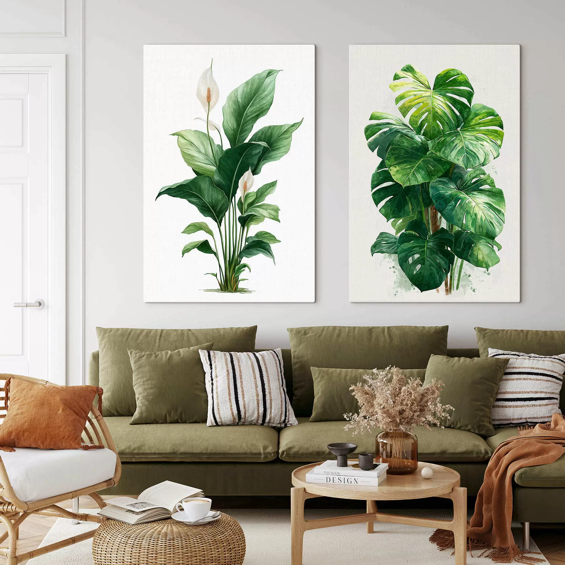 Tableau Duo vert tropical m30513