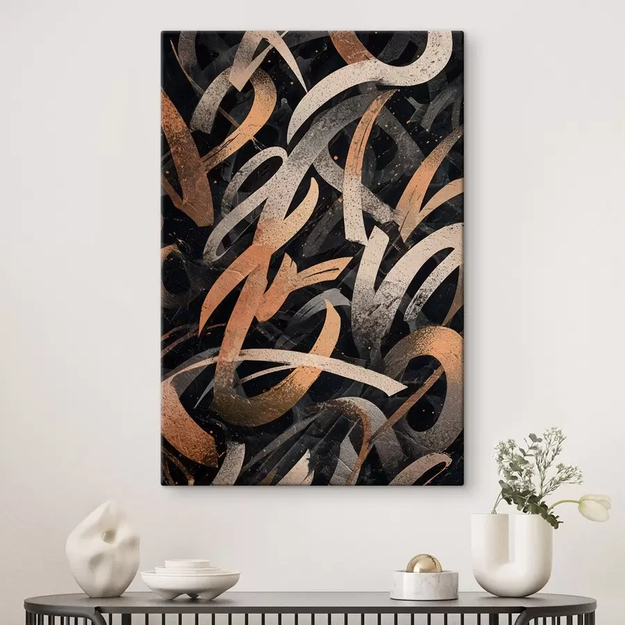 Tableau Calligraphie moderne dans le style graffiti s49246