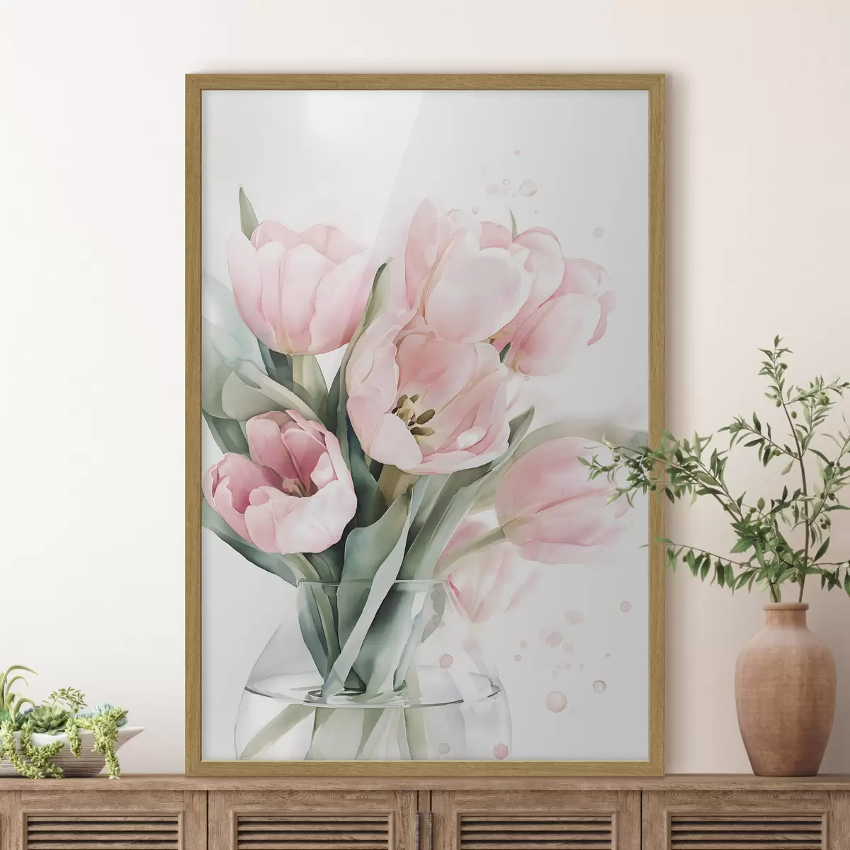 Poster Roses et instant f49225