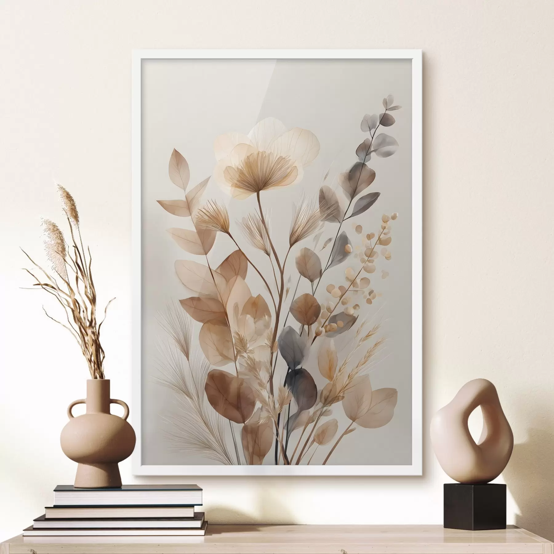 Papier peint Fleurs séchées f49234