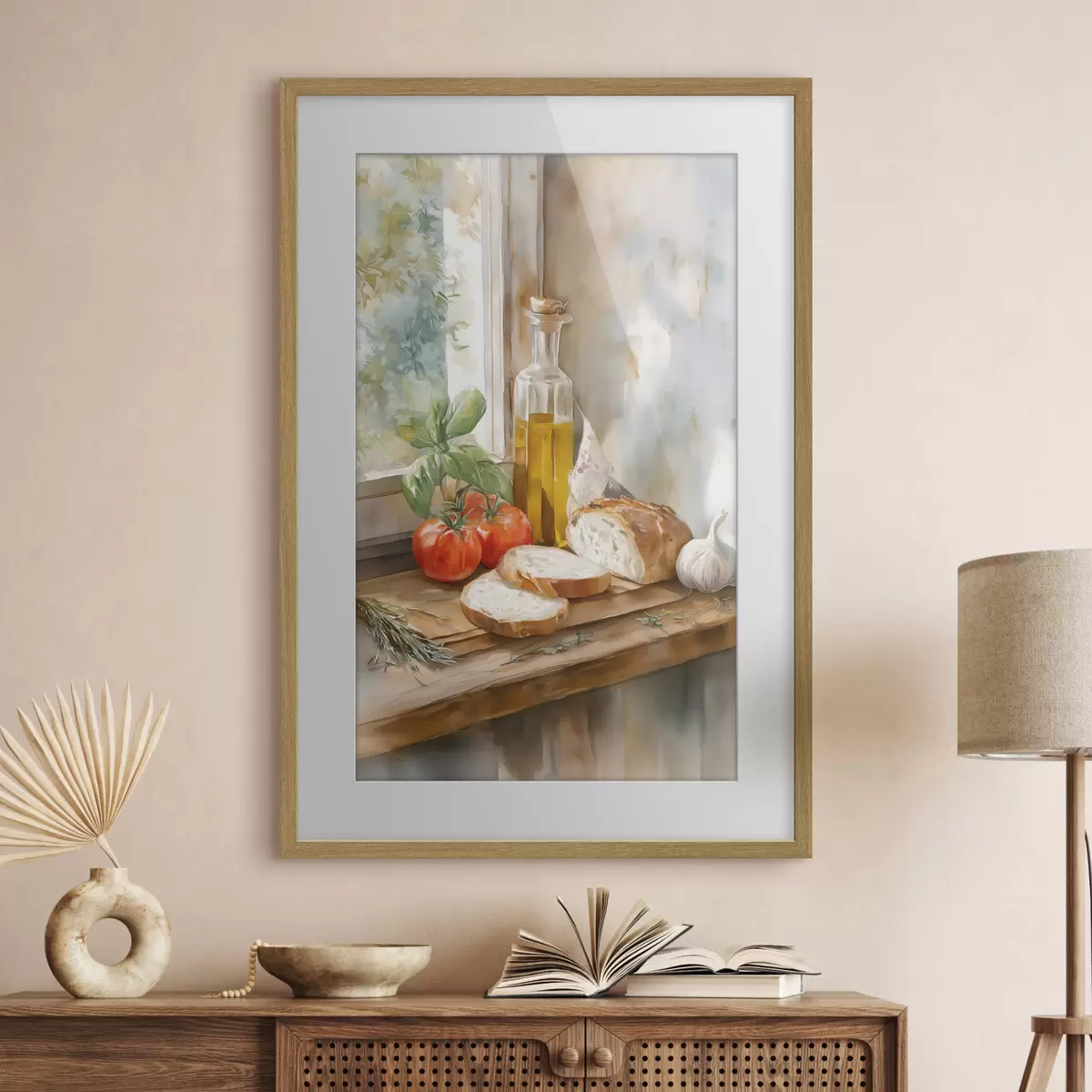 Poster Nature morte italienne à l'aquarelle f49255