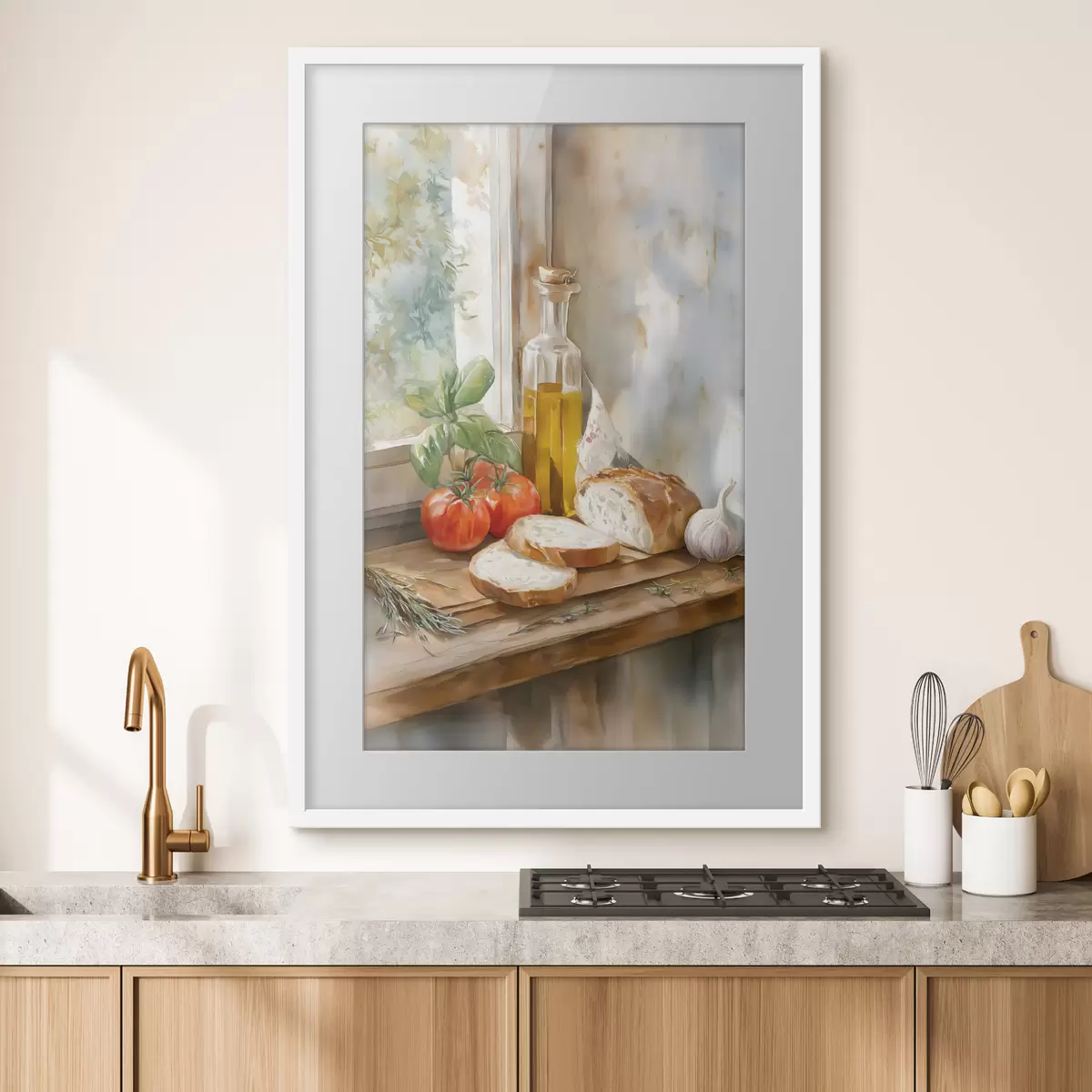 Poster Nature morte italienne à l'aquarelle f49255