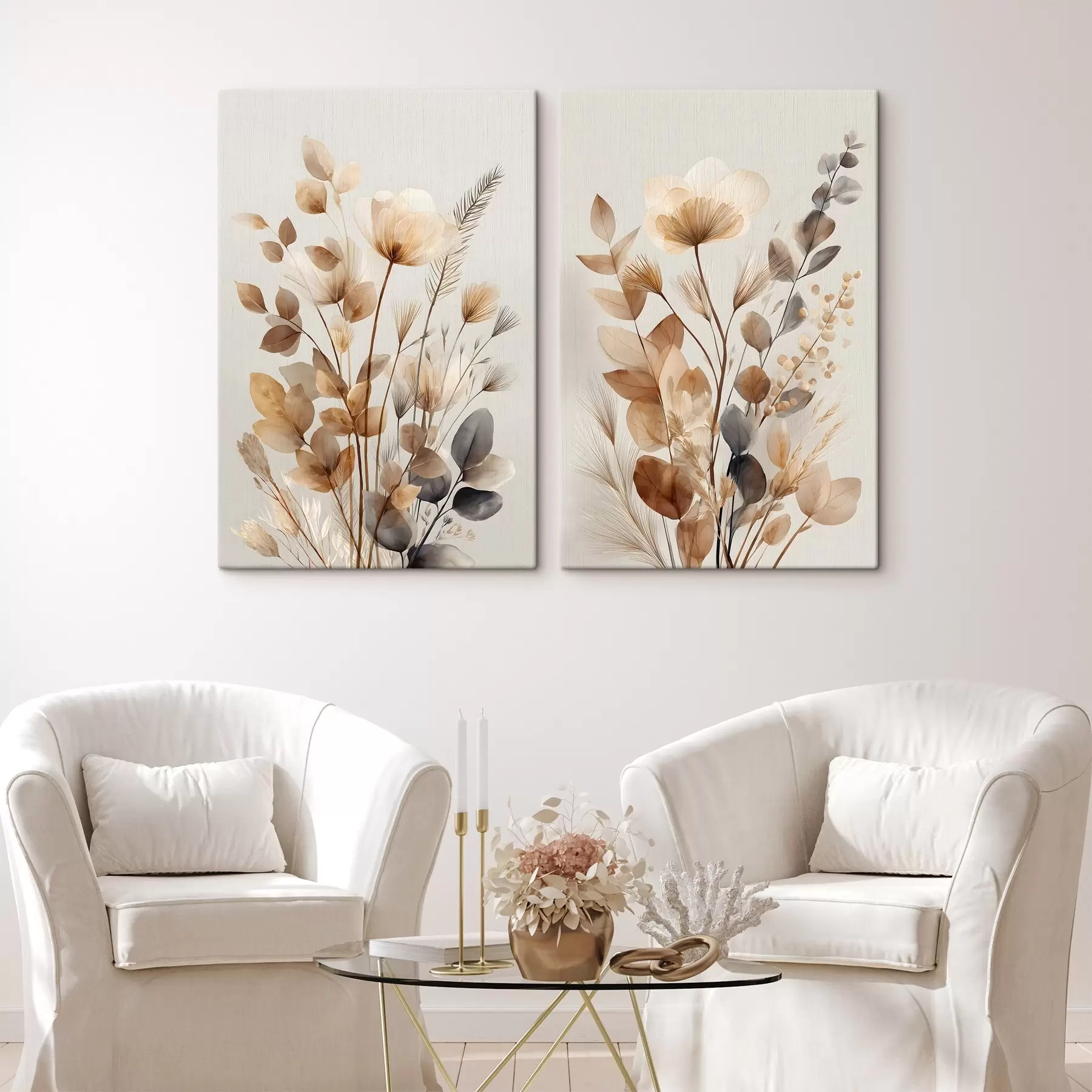 Tableau Fleurs séchées m30535
