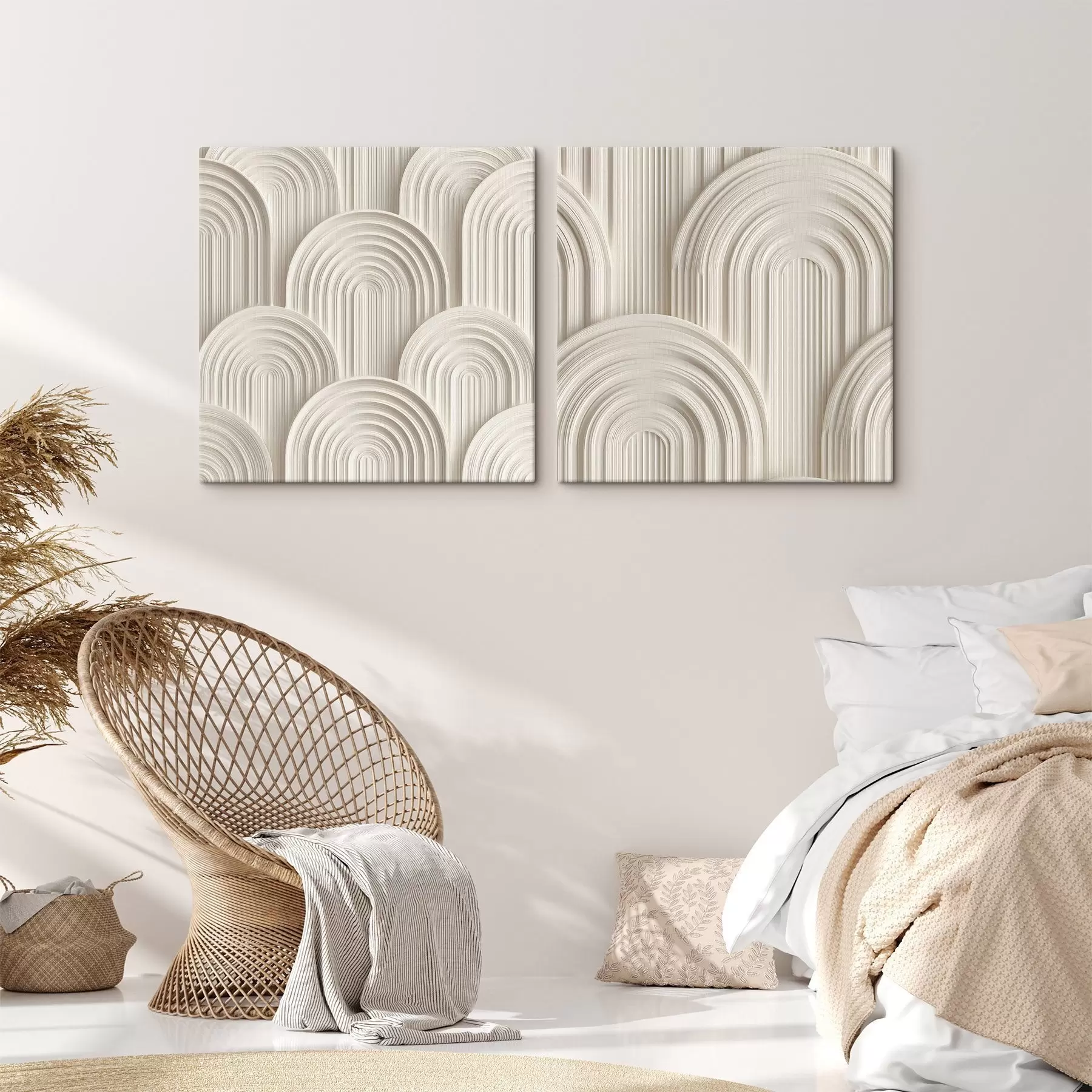 Tableau Arches décoratives en bas-relief m30540