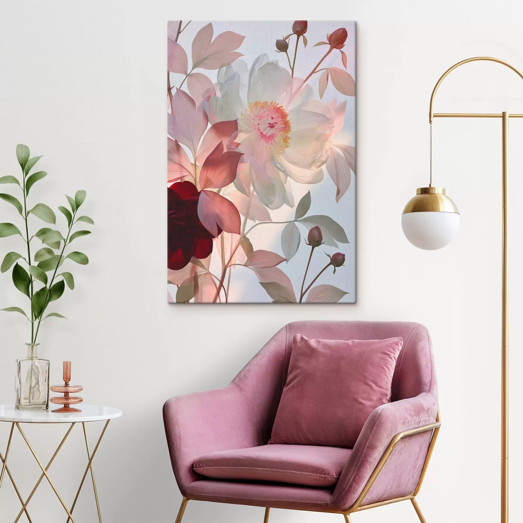Tableau Fleurs en boutons s49366