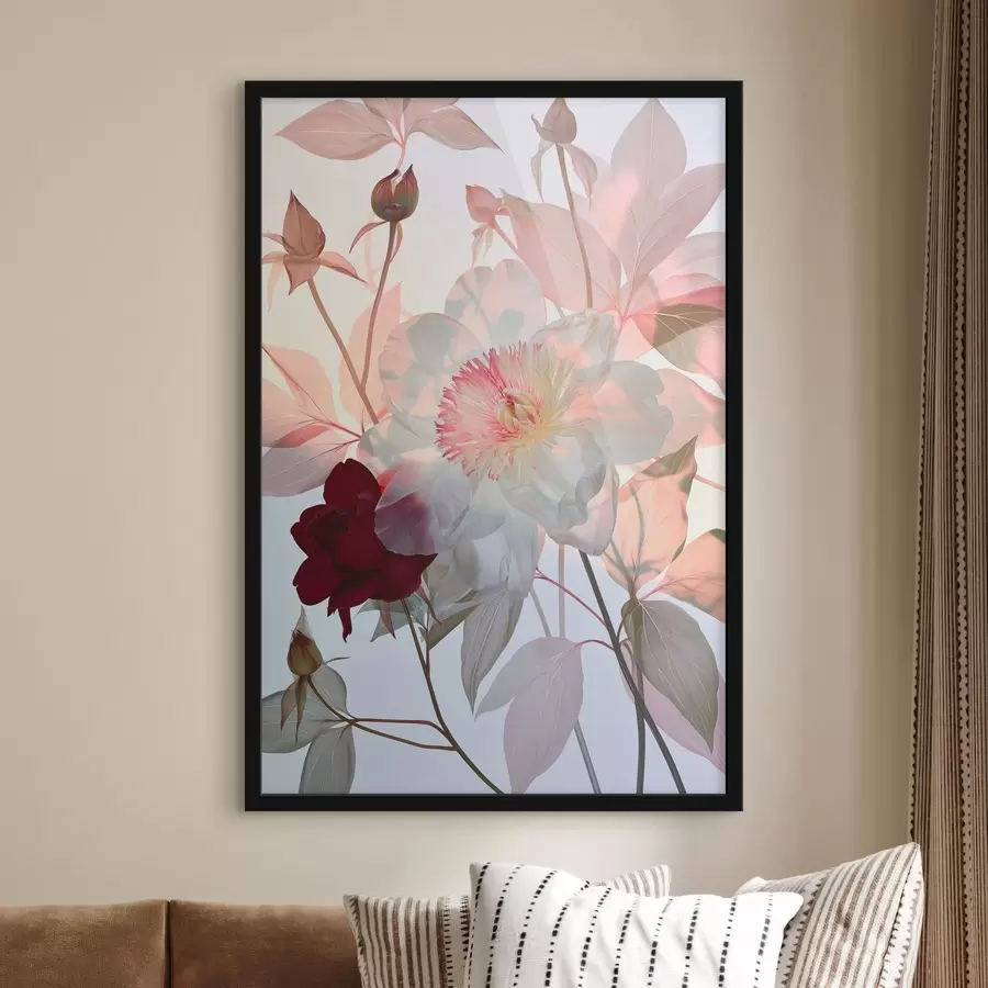 Papier peint Fleurs en boutons f49365