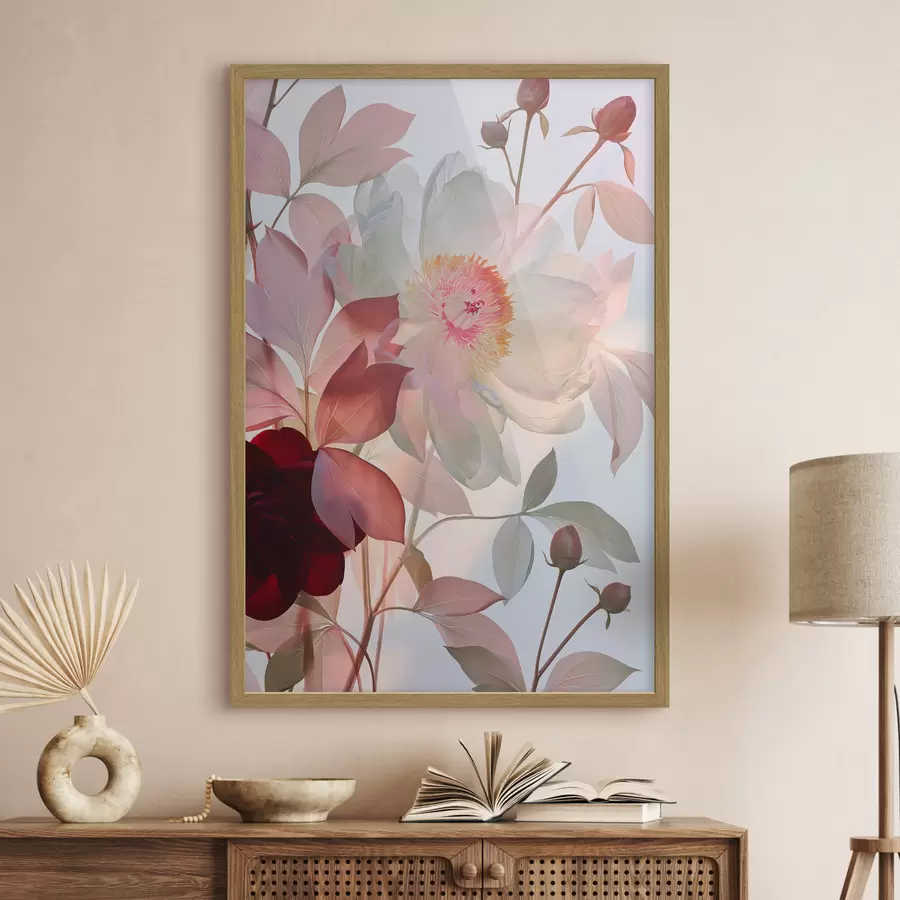 Papier peint Fleurs en boutons f49366