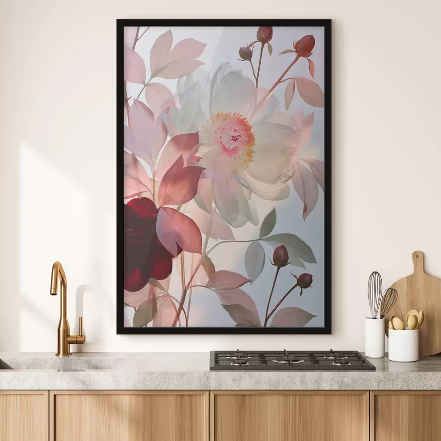 Papier peint Fleurs en boutons f49366