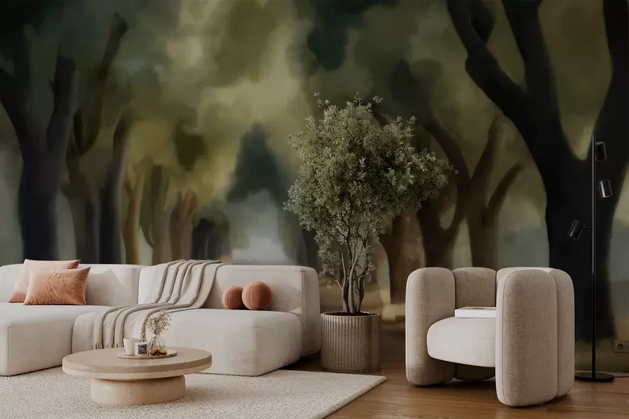 Papier peint Arbres w05509