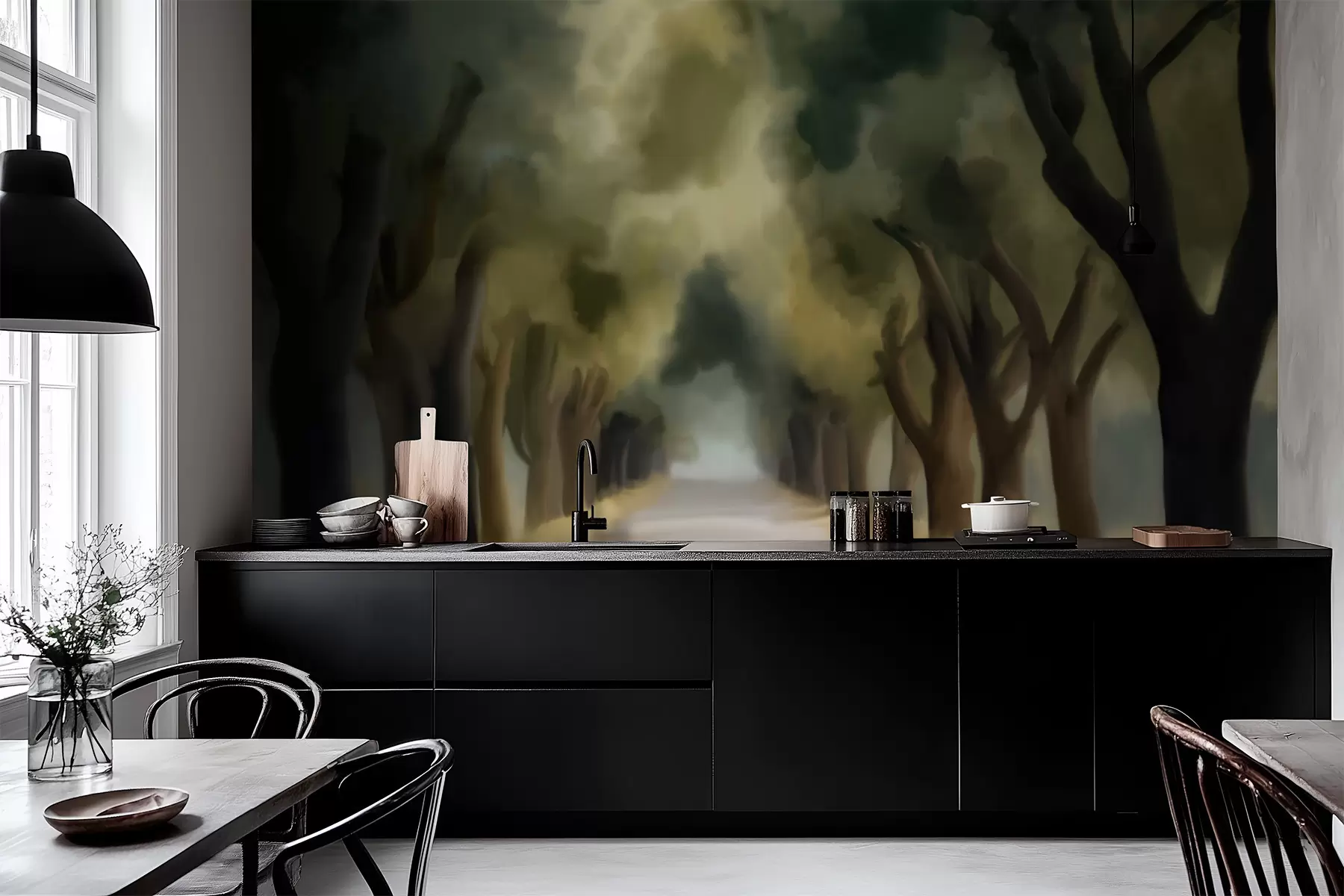 Papier peint Arbres w05509