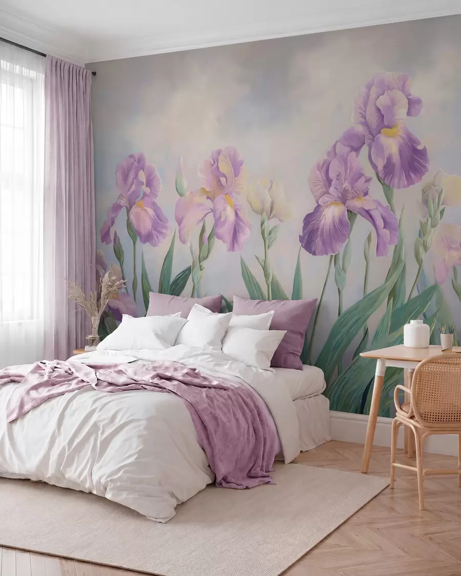Papier peint Fleurs classiques w05646