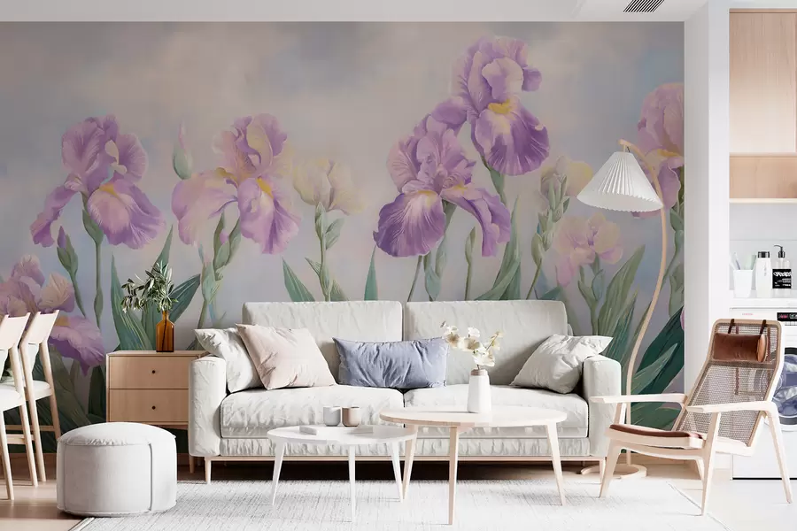 Papier peint Fleurs classiques w05646
