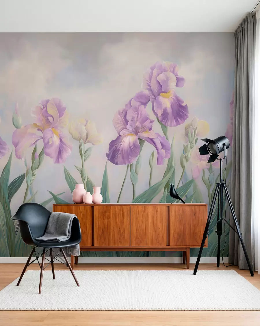 Papier peint Fleurs classiques w05646
