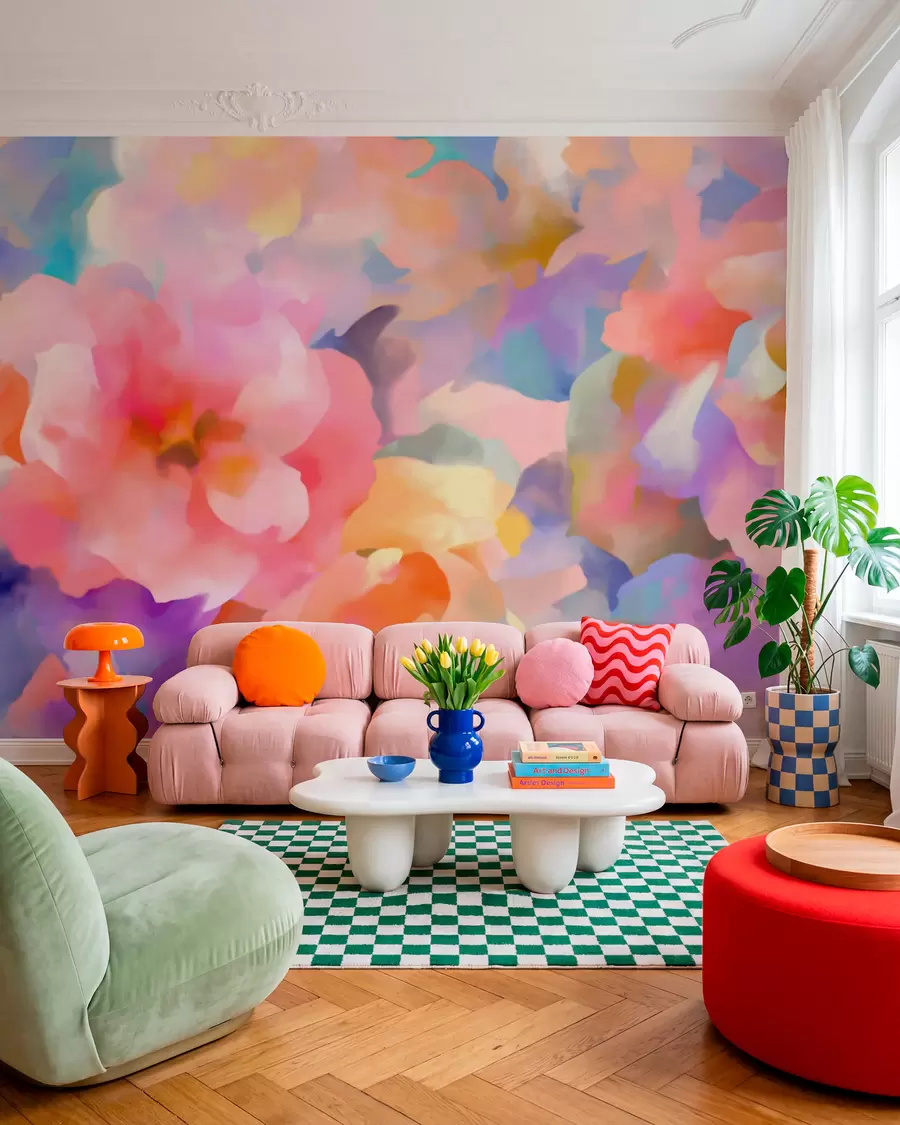Papier peint Fleurs w05652