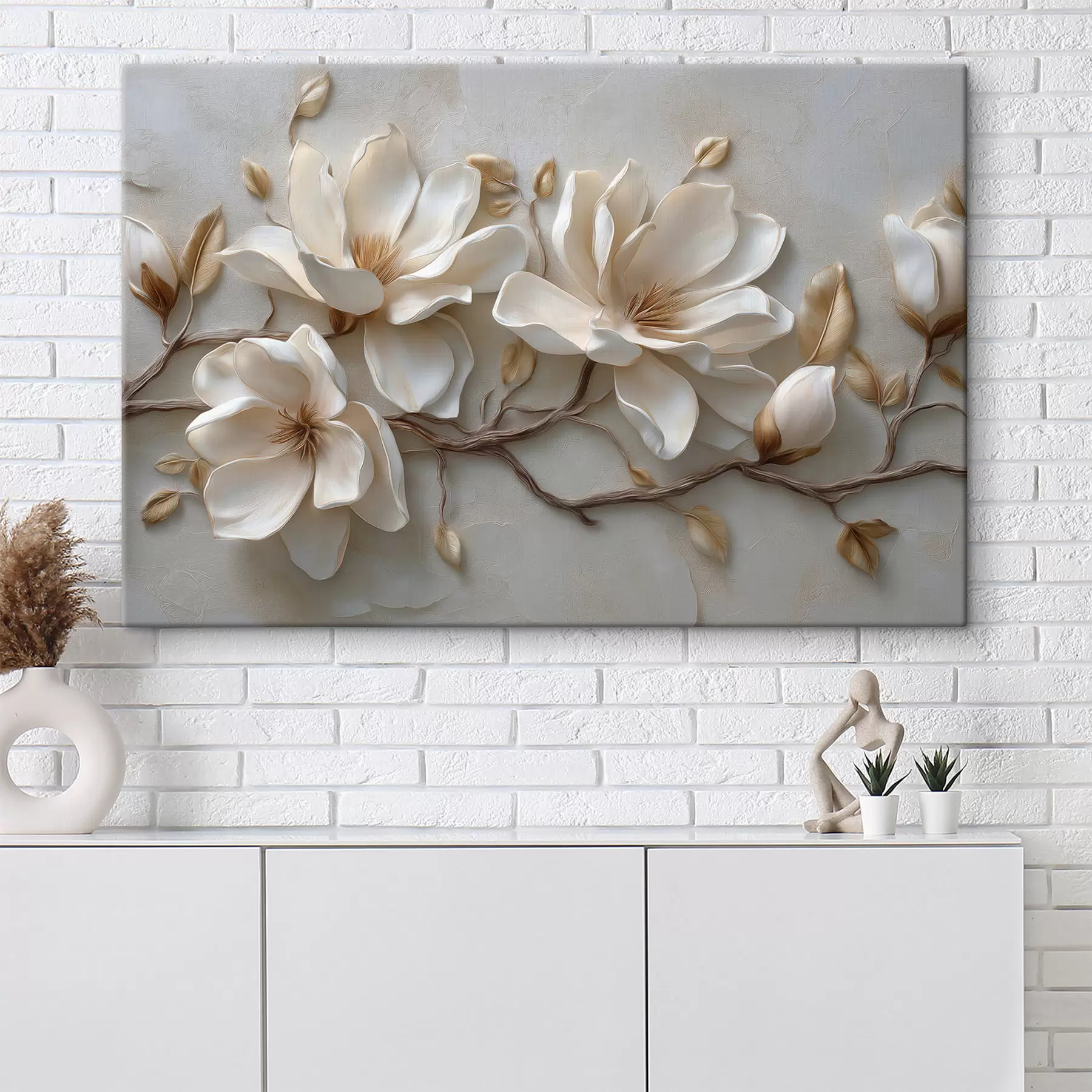Tableau Branche de magnolia s49407