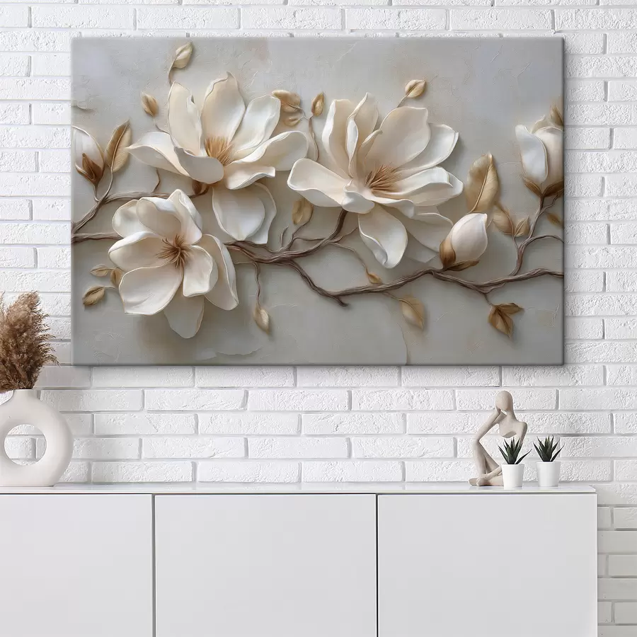Papier peint Branche de magnolia s49407