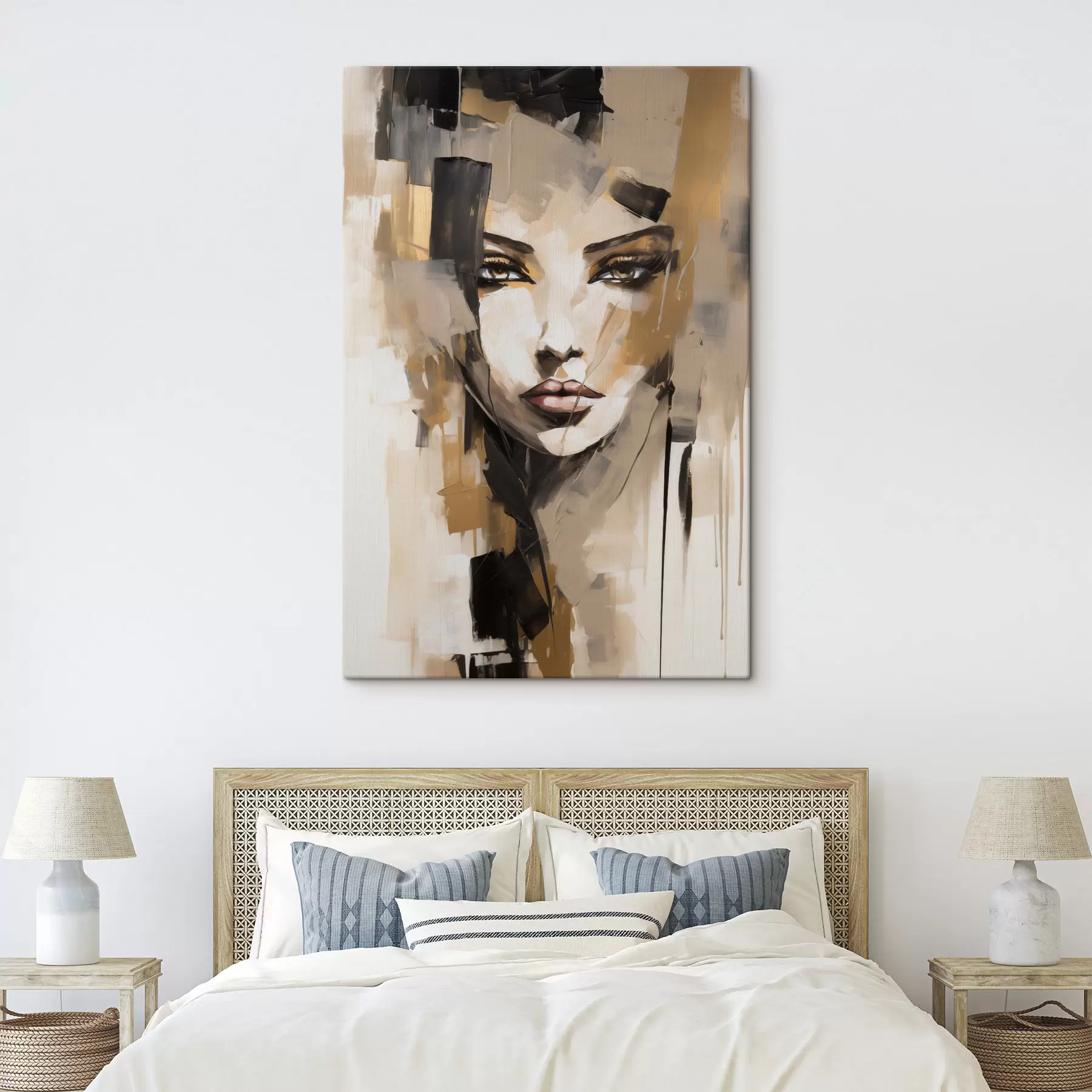 Tableau Visage abstrait s49409