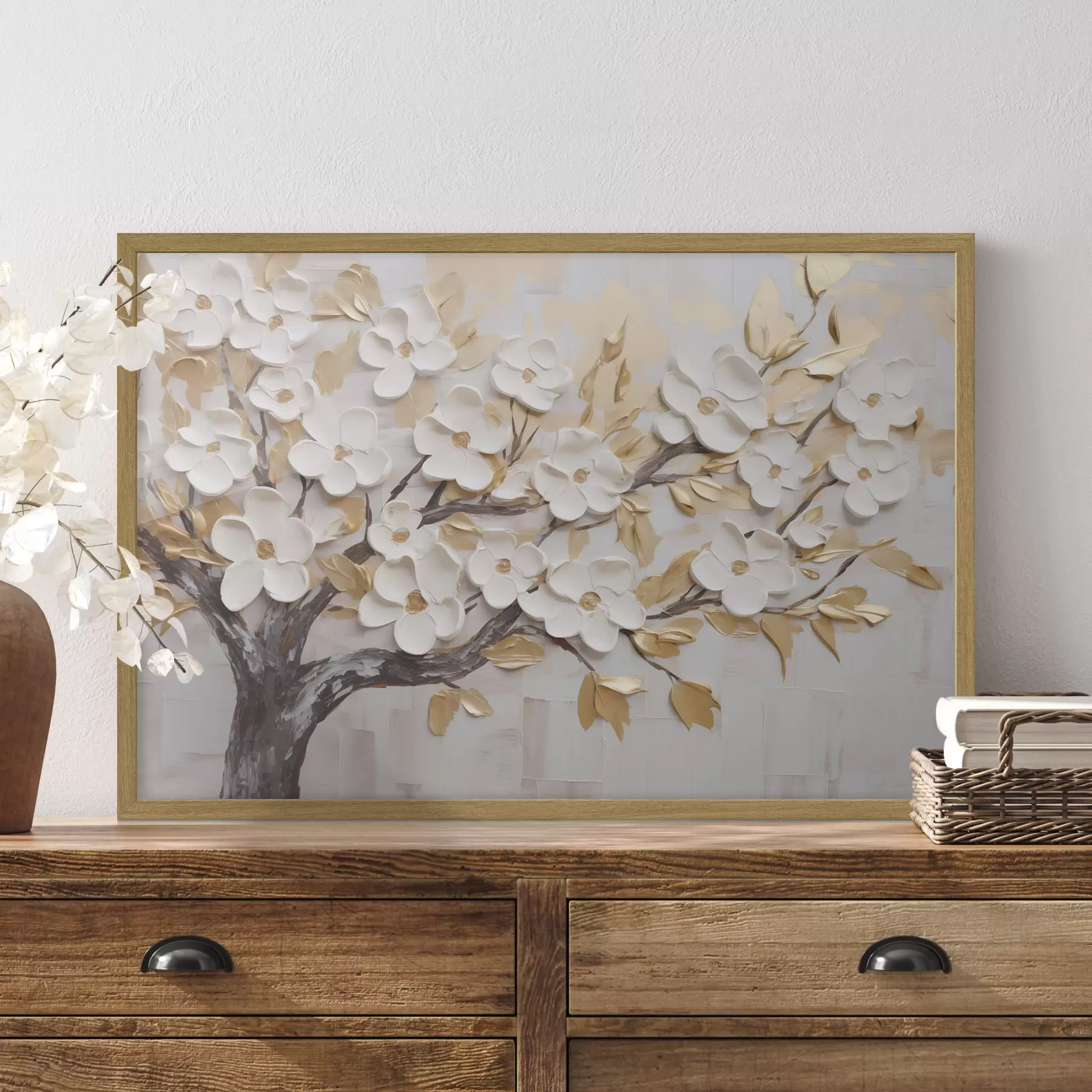 Papier peint Arbre en fleurs f49408