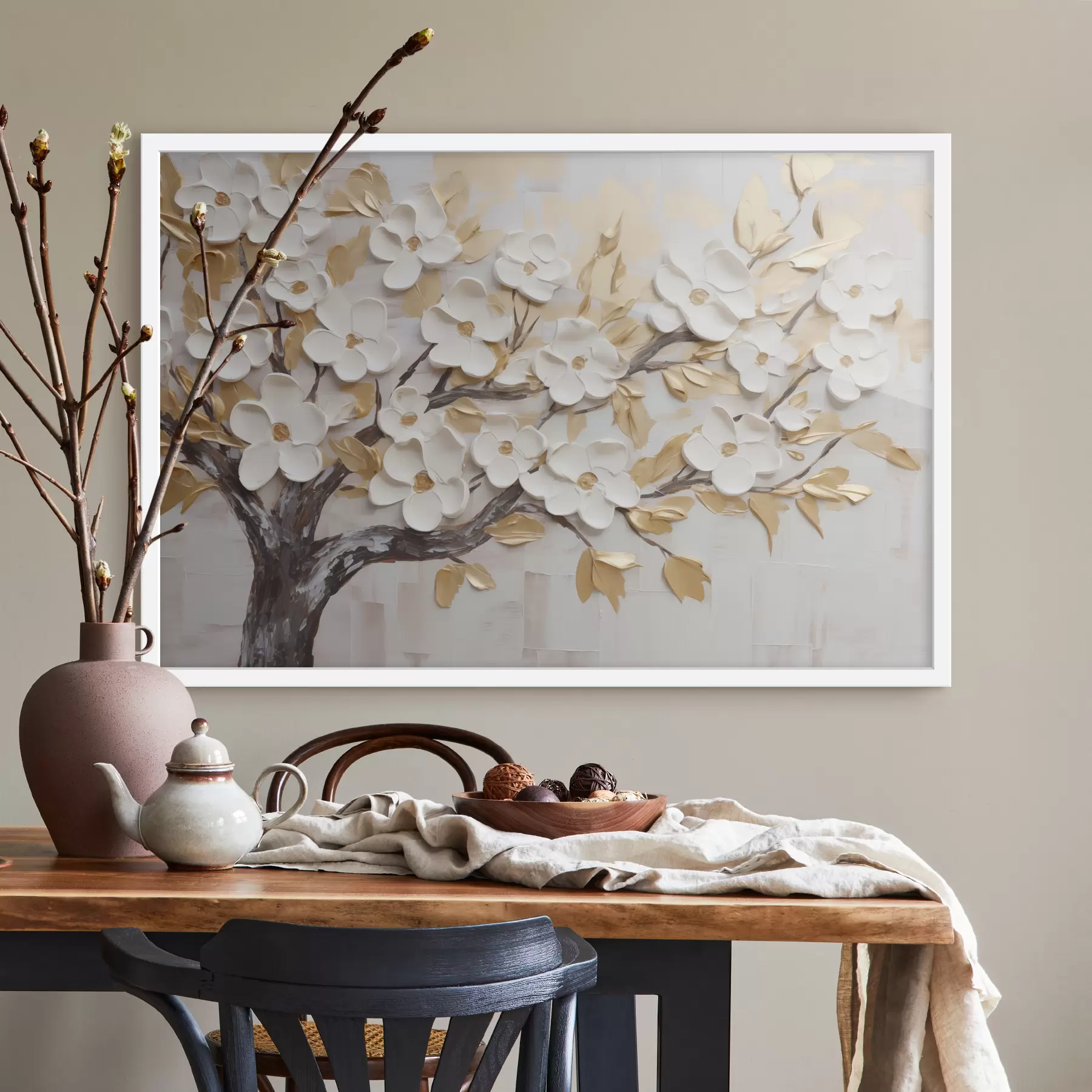 Papier peint Arbre en fleurs f49408