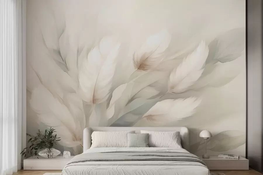 Papier peint Plumes abstraites w05662