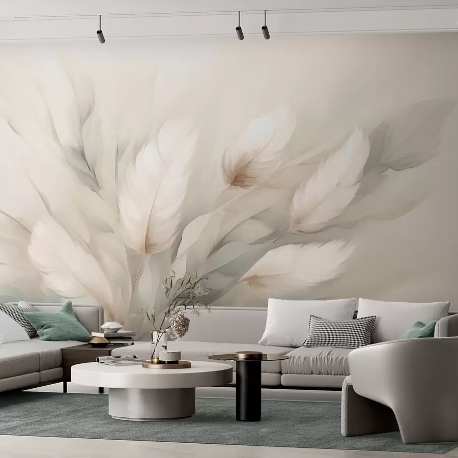 Papier peint Plumes abstraites w05662
