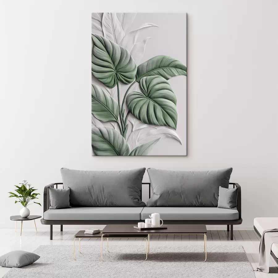 Tableau Feuilles tropicales s49370