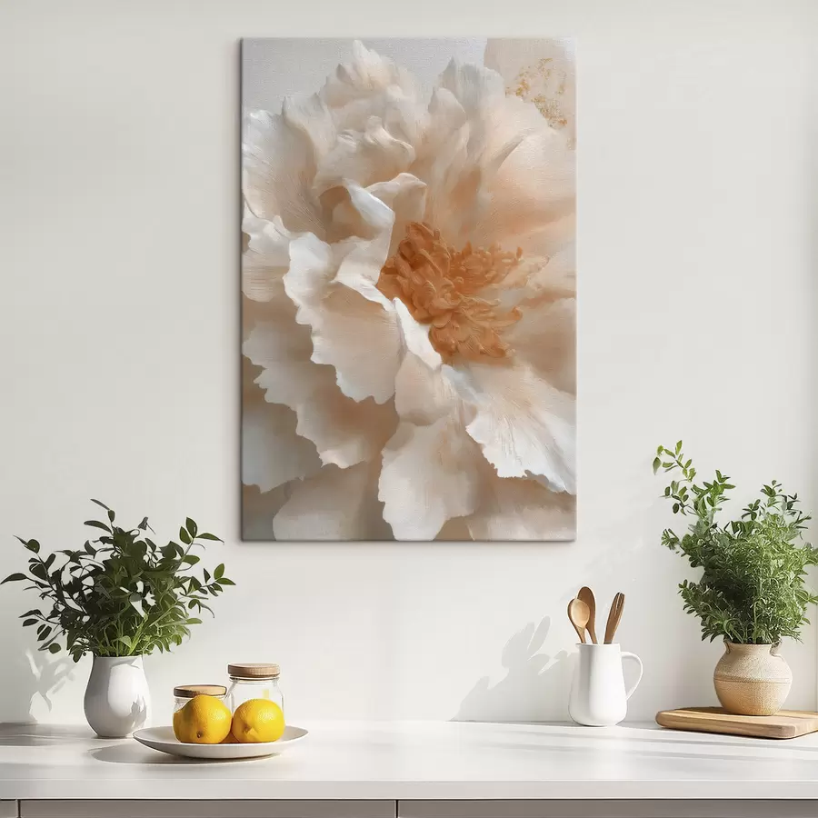 Tableau Pivoine blanche s49441