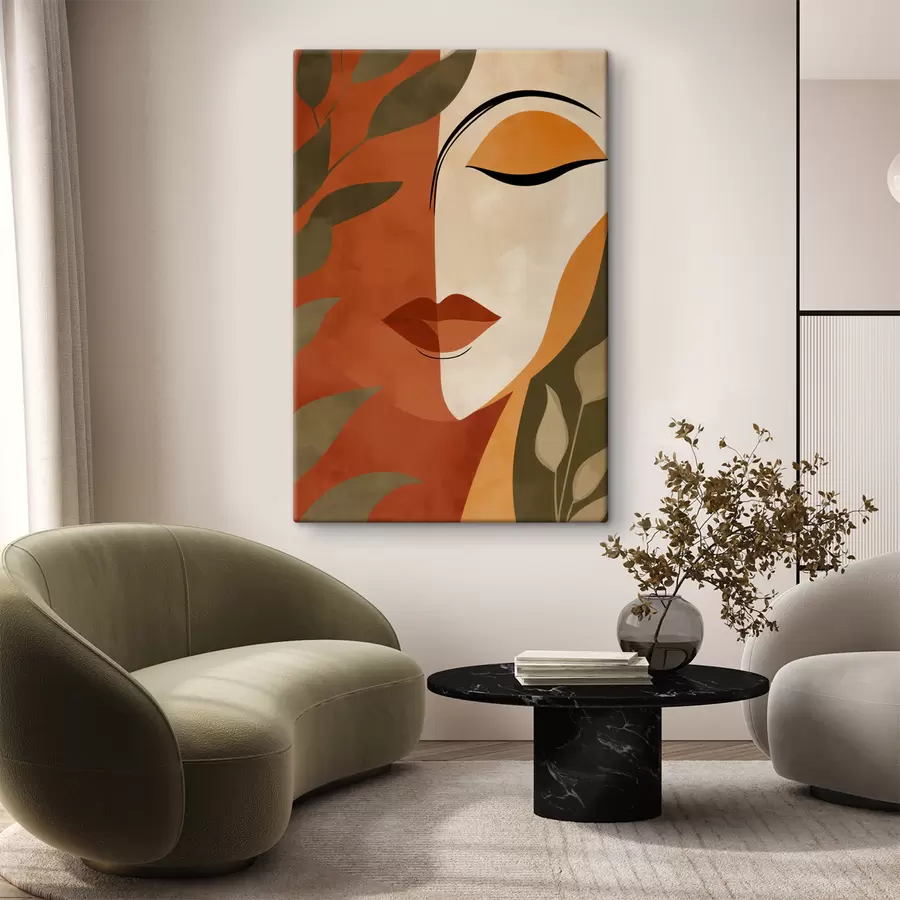 Tableau Portrait abstrait s49449