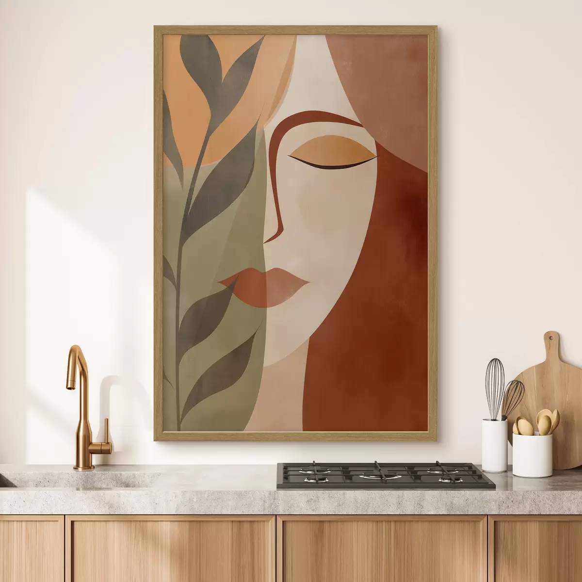 Poster Portrait abstrait f49450