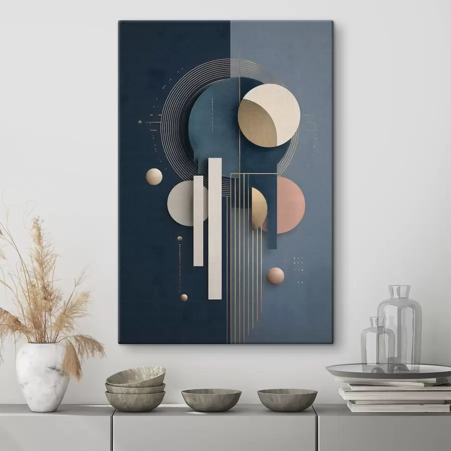 Tableau Géométrie abstraite s49430