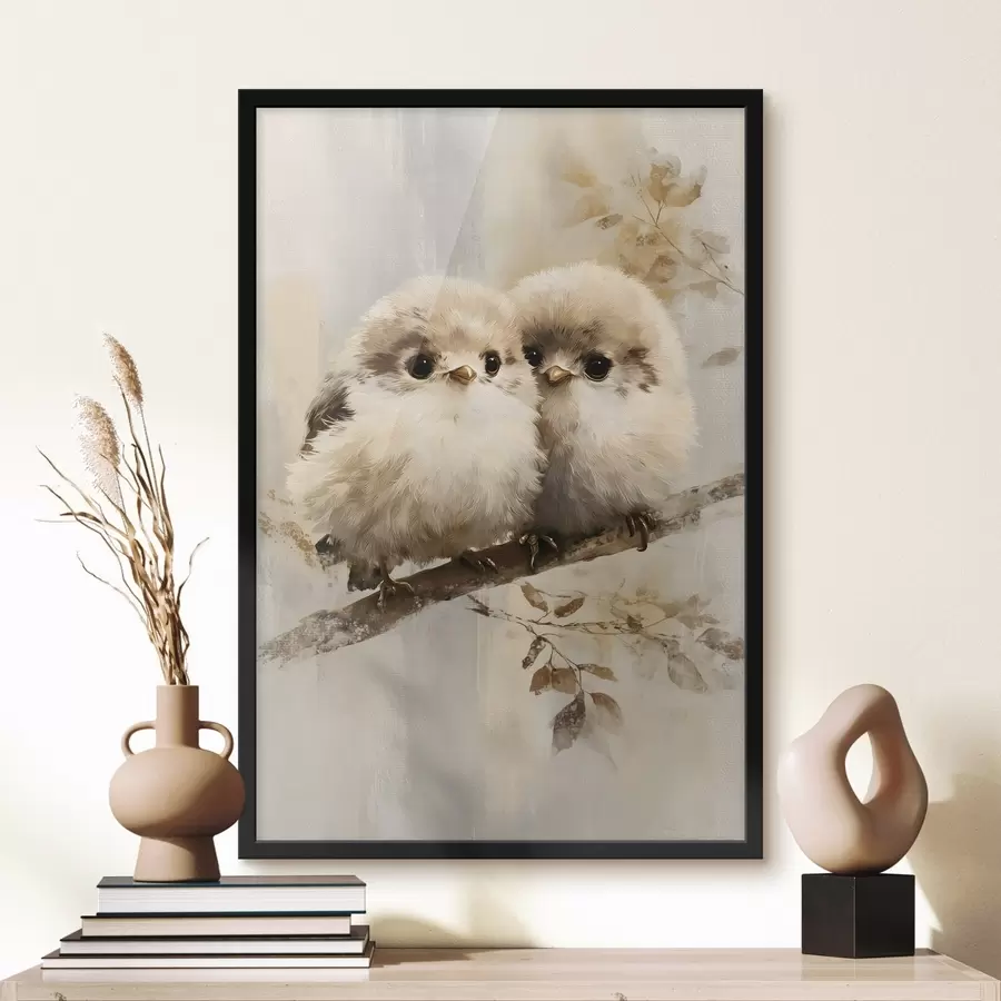 Papier peint Un adorable petit oiseau f49425
